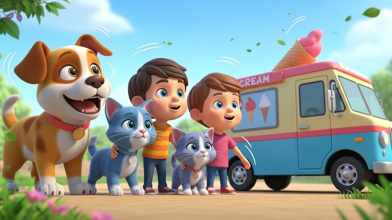 Beep Beep Ice Cream Parade 🍦🚗🎉 | Learn Colors, Numbers & Fun for Kids | Preschool Educational Video