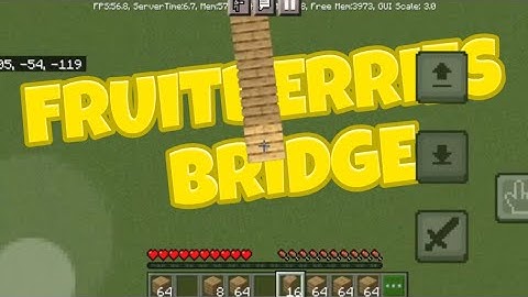 MINECRAFT 1.18.30 | God Bridging and  Fruit berries bridging on mobile !