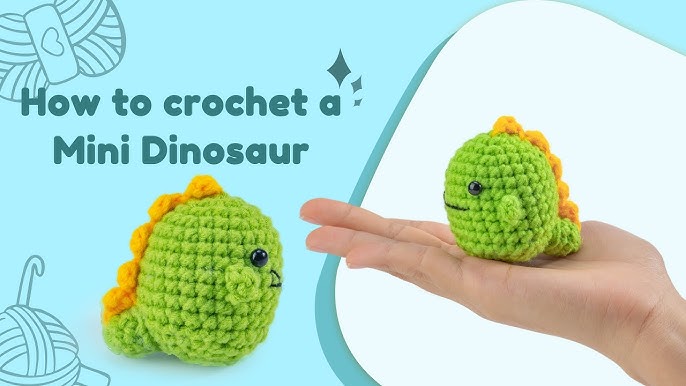 PP OPount - How to crochet the little dinosaur 