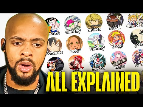 I’ve Been Watching Anime WRONG This Whole Time! | Every Anime Genre Explained *REACTION*