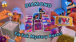 [ASMR] OPENING 16 *DIAMOND* TIKTOK MYSTERY BOXES!!😱💎 *RAREST FINDS YET!*🫢 Full TikTok Compilation♡