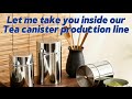 🏭 Inside Guanying’s Stainless Steel Tea Canister Production Line