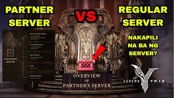 Legend of Ymir - Partner server additional info. Saan ka gagawa?