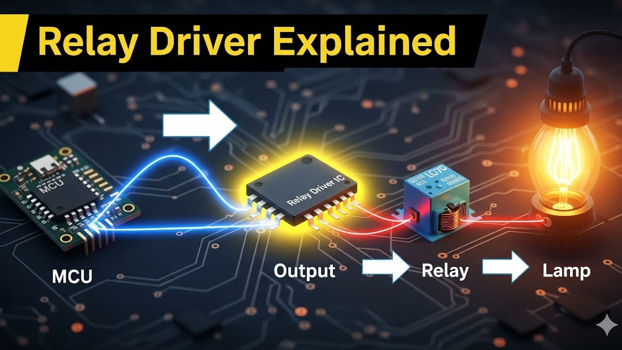 𝗥𝗲𝗹𝗮𝘆 𝗗𝗿𝗶𝘃𝗲𝗿 𝗖𝗶𝗿𝗰𝘂𝗶𝘁 | 𝗪𝗵𝘆 & 𝗛𝗼𝘄 𝗜𝘁 𝗪𝗼𝗿𝗸𝘀 𝗶𝗻 𝗘𝗹𝗲𝗰𝘁𝗿𝗼𝗻𝗶𝗰𝘀 |𝗥𝗲𝗹𝗮𝘆 𝗗𝗿𝗶𝘃𝗲𝗿 𝗖𝗶𝗿𝗰𝘂𝗶𝘁 𝗨𝘀𝗶𝗻𝗴 𝗧𝗿𝗮𝗻𝘀𝗶𝘀𝘁𝗼𝗿