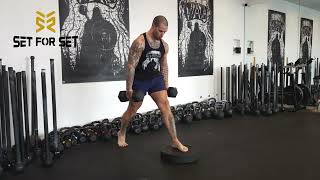 Dumbbell Split Squat w/ Elevated Front Foot | SFS Exercise Library