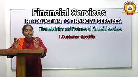 Introduction to Financial Services