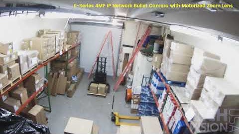 Motorized Zoom Demo - PBE4L3WZ I - E-series 4MP IP Network Bullet Camera with Motorized Zoom Lens