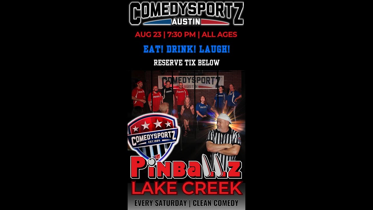 ComedySportz Austin | Comedy for Everyone | Every Weekend | 7:30PM #shorts