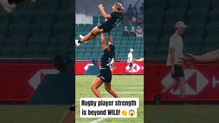 Rugby player strength is beyond WILD!👏😱