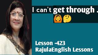 | Phrasal Verb| How To Use\\ Lesson 423 Rajula English Lessons