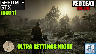 Red Dead Online Ultra Graphics | GTX 1660 Ti 6GB + i7 9750H Benchmarks