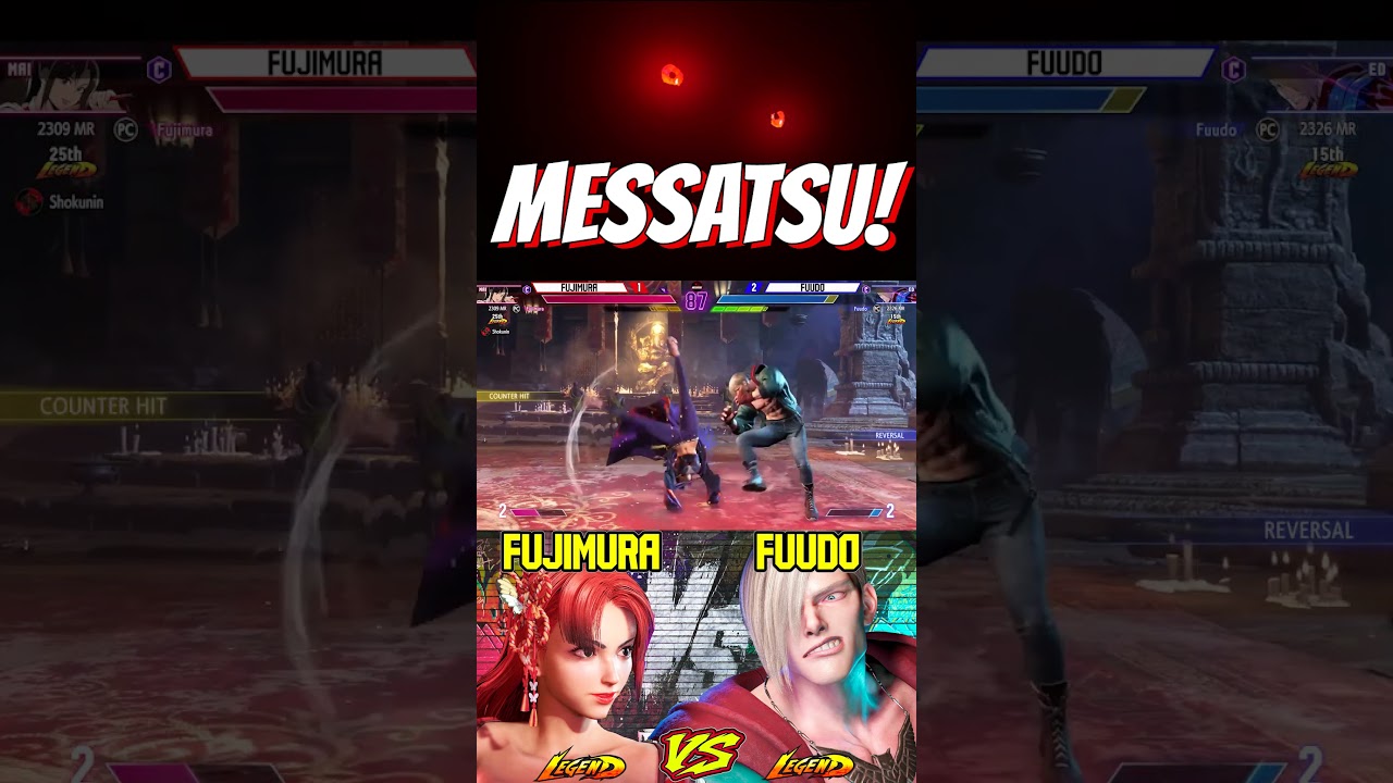SF6 Фудзимура Май против Фуудо Эд💥Мессацу💥4