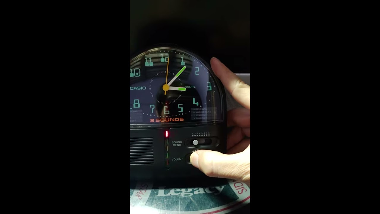 CASIO 目覚まし時計 8SOUNDS TSA-80 コンピューターサウンド