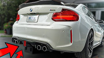 THE PERFECT DIFFUSER!! Installing Carbon Fiber Rain Light Diffuser | BMW M2 F87