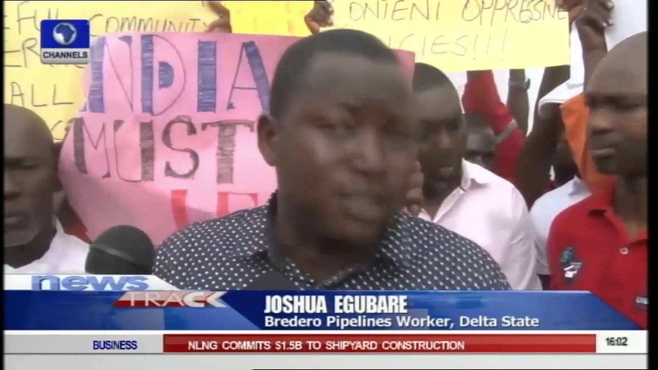 Pipeline Staff Welfare: Bredero Workers Protest Unpaid Salaries, Other Issues 21/06/15
