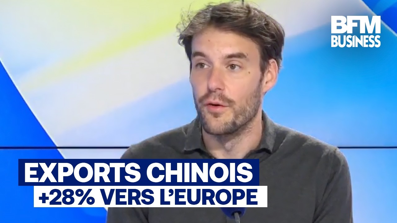 Exportations Chine vers l'Europe : 