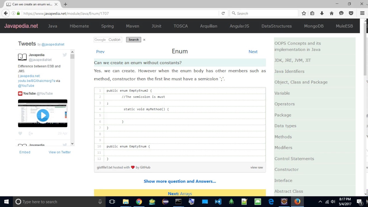 can-we-create-an-enum-without-constants-javapedia-youtube