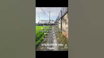 Bán đất lúa đường máy được lên hết thổ cư ấp 4 Nhựt Chánh, Bến Lức, Long An #bandatlua