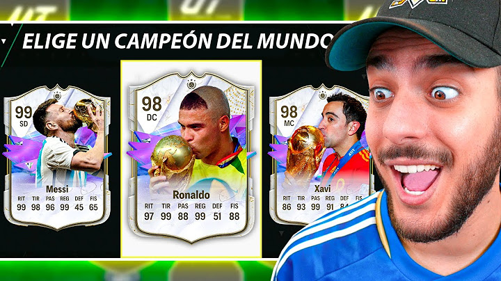 FUT DRAFT… pero solo ganadores del MUNDIAL!