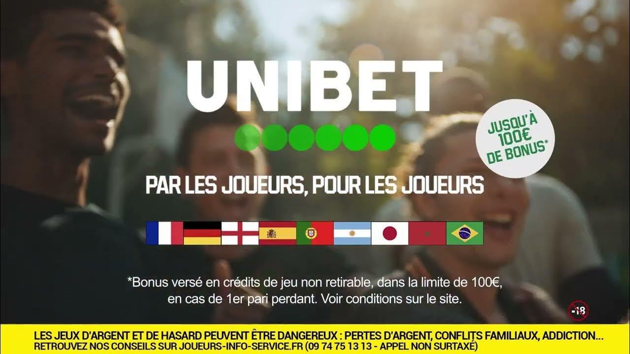 Unibet Par les joueurs, pour les joueurs (Mondial) YouTube