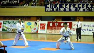 THE 17TH ITF TAEKWONDO WORLD CHAMPIONSHIP 2011, KOREA - MALE INDIV. PATTERN - I DAN (PRK - MAL)