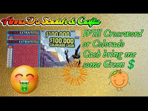 A $20 mix of Colorado Cash and Extra Extra Bonus Crossword Scratch Off A $20 mix of Colorado Cash and Extra Extra Bonus Crossword Scratch Off