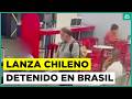 Lanza chileno detenido por segunda vez: Robaba en aeropuertos de Brasil