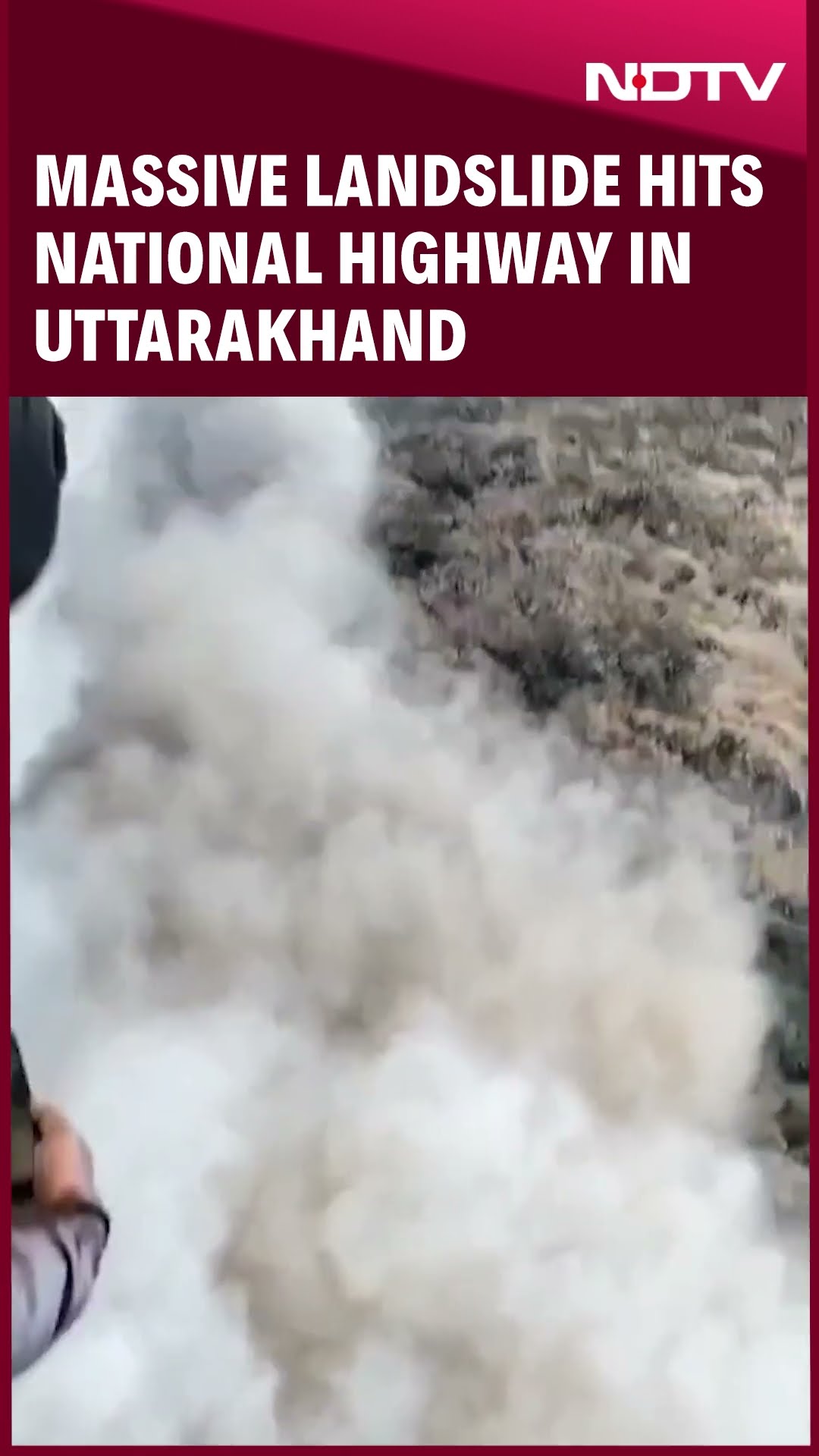 Massive Landslide Hits National Highway In Uttarakhand, Traffic Affected