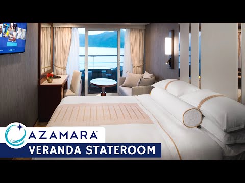 Azamara Onward Veranda Stateroom walkthrough tour