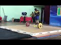 Srilankan weightlifting new youth national snatch record by pasindu malawana