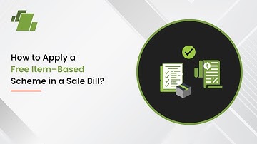 How to Apply a Free Item Based Scheme in LOGIC ERP ?