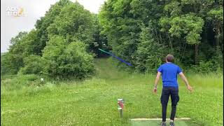 Discgolf Gößweinstein,  Grande Layout, Bahn 5, 70m, Par 3, Player: mrfunk for Birdie (Ace trace)