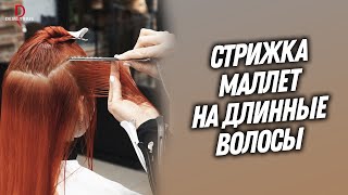 DEMETRIUS | Стрижка МАЛЛЕТ на длинные волосы в технике Деметриус