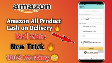 Amazon All Product Cash On Delivery Tricks | How To Get COD On Amazon ⚡Amazon Trick | 100% Working 🔥