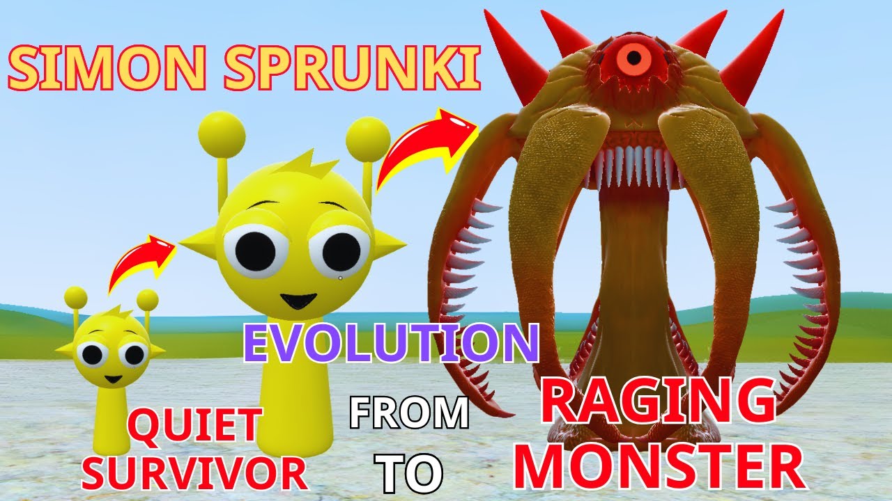 Simon Yellow Sprunki: The Evolution From Quiet Survivor to Raging Monster | Go GMod