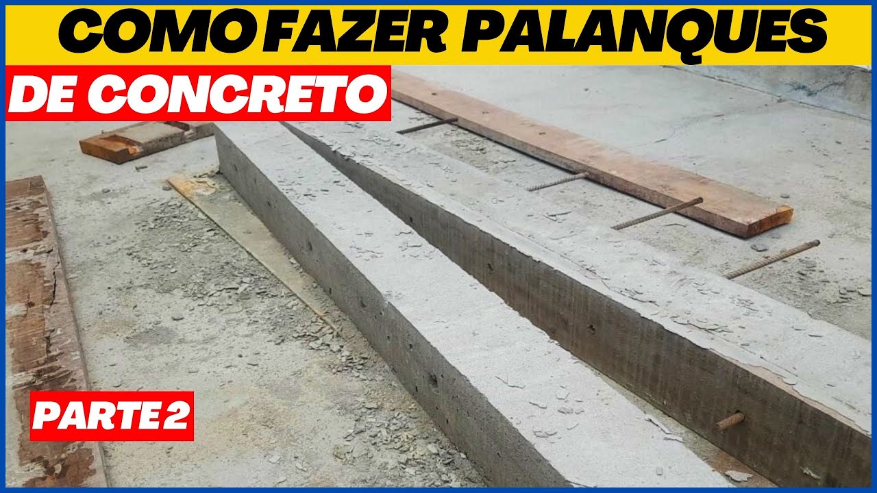COMO FAZER PALANQUES E ESTACAS DE CONCRETO FÁCIL|PARTE 2