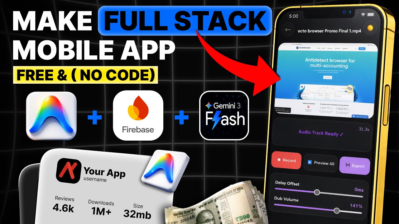 How To Build Full Stack Apps for FREE using Google Antigravity (No Code ...