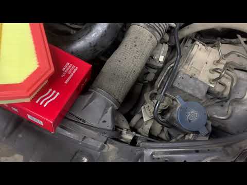 Mercedes benz W204 w212 замена воздушного фильтра how to change air filter