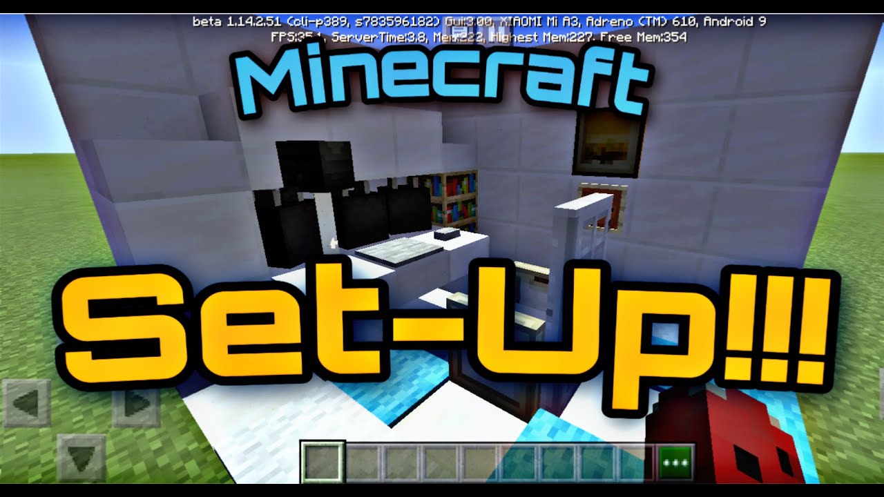 COMO HACER UN SET-UP FACIL Y SENCILLO EN MINECRAFT. - YouTube