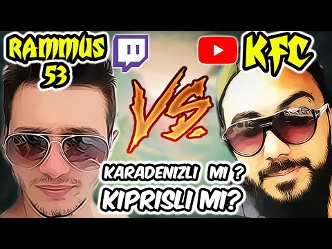 RAMMUS53 vs KFCEATBOX. Karadenizli Yayıncı vs Kıprıslı Youtuber | Çılgın VS | LoL Pit