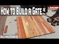 How to Build a Redwood Gate Easy DIY for Beginners! No sag! Part 7