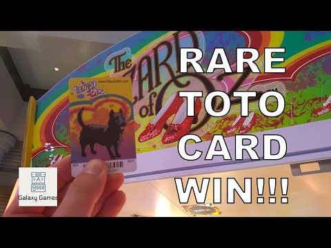How To Win The Rare Toto Card In The Wizard Of Oz Coin Pusher Arcade Game!!!