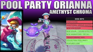 Pool Party Orianna Amethyst Chroma Spotlight 2020