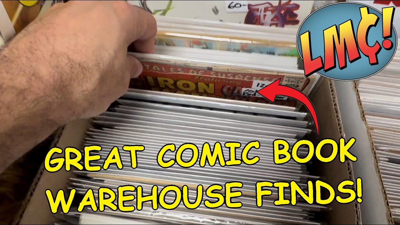 Finding Great Silver and Golden-Age Books at a Comic Book WAREHOUSE Sale!