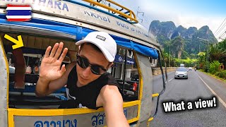 Going from Krabi Town to Ao Nang Beach for 50 bath!