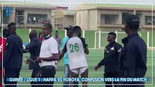 Guinée / Ligue 1 :  grosse confusion à la fin du match Hafia-Horoya