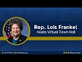 Rep. Lois Frankel Hosts Virtual Town Hall