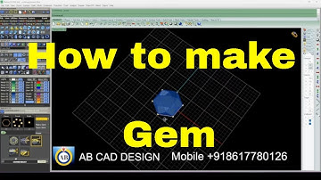 How to Make Gems in Custom Gem Builder in Matrix 9 | jewelry cad design ||  বাংলা #cad #jewellery