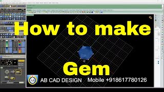 How to Make Gems in Custom Gem Builder in Matrix 9 | jewelry cad design ||  (বাংলা) #bangla  #matrix screenshot 4