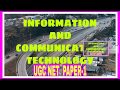 Information and communication technology sample questions ugc net paper-1